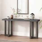 Geometric Console Table With Solid Pine Legs, Mdf Veneer Top. Fixed Price $159.89.