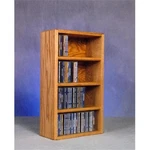 Wood Shed 403-1 Solid Oak Desktop Or Shelf Cd Cabinet. Fixed Price $268.42.