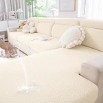 3 Pack Stretch Waterproof Couch Cushion Covers Beige Furniture Protector. Fixed Price $9.73.
