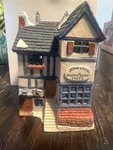 Department 56 Dickens Village Jones & Co Brush Basket Mats House Illuminated. Fixed Price $20.00.