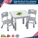 Kids And 2 Chairs Set Graffiti Desktop Height Adjustable Toddler. Fixed Price $58.00.