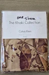 Calvin Klein The Khaki Collection King Pillow SHAM-100% Cotton-adobe Leaf-read. Fixed Price $39.99.