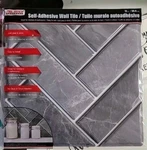 Lot Of 26 Tool Bench Hardware Peel Stick Self Adhesive Backsplash Wall Tile 12". Fixed Price $33.00.
