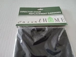 Casual Home Director Chair Replacement Canvas Covers Black New In Packages. Fixed Price $10.90.