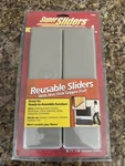 New 4 Waxman 2-1/2 9" Large Furniture Super Sliders Works On All Surfaces!!. Fixed Price $18.59.