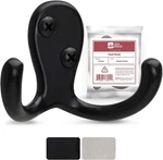 Jack Drill 5 + 1 Pack Double Coat Hooks Black Finish, Easy To. Fixed Price $21.82.