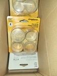 Packs Of Shepherd Thermoplastic Ethylene Leg Tips Clear Round 1-1/2 In 6214. Fixed Price $24.99.