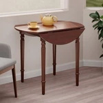 Winsome Sorella Round Double Drop Leaf Dining Table Walnut Finish. Fixed Price $207.78.
