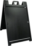 Black Plasticade Signicade Deluxe A-frame Sidewalk Curb Portable Folding.... Fixed Price $67.00.