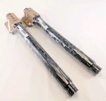(lot Of 2) Ikea Olov Adjustable Legs 23 35 Black 302.643.01 New. Fixed Price $59.39.