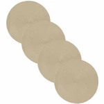 Now Designs 15" Disko Placemats - Set Of 4 Light Taupe. Fixed Price $27.45.