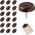 60PC Furniture Sliders Nail On Glide Pad Floor Protector For Chair Table Leg Bro. Fixed Price $9.16.