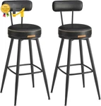 Ekho Collection Bar Stools Swivel Height With Back 2 Set Usa Only. Fixed Price $219.69.