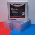 Innovera 200 Cd/dvd Slim Case Clear IVR-85800 100 Packs Lot Jewel Storage Read. Fixed Price $30.44.