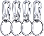 Mudder 4 Pack Metal Carabiner Clip Keychain Holder Organi. Fixed Price $15.60.