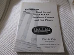 Vintage Catalog Invincible Parlor Frame Co. Paterson Nj Hand Carved Furniture. Fixed Price $50.00.