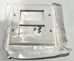 Lot Of 25 White Leviton Thermoplastic Outlet Wall Plate Cover 80409-NW Usa. Fixed Price $19.95.
