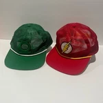 Dc Comics Flash & Green Lantern Mesh Snap Back Baseball Cap Hats Set Of 2. Fixed Price $18.00.