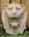 1657 Lion Head Wall Fountain Plaque Latex Fiberglass Production Mold Concrete. Fixed Price $330.00.