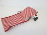 Vintage 1950 Watko Mid Century Doll Furniture Chair Red Metal Vinyl Wendy Barbie. Fixed Price $54.94.