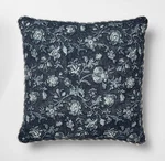 Threshold Studio Mcgee Square Pillow Navy Allover Floral Throw Cushion New. Fixed Price $45.00.