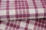 Antique Red & Indigo Plaid Pillow Cover Homespun Fabric Linen Heavy Circa 1880. Fixed Price $86.00.