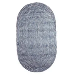 Oval Area Rug 5' X 3' Blue Polypropylene Renovator's Supply. Fixed Price $143.99.