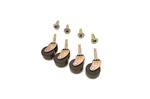 Furniture Casters Wood Ball Bearings Grip Neck 1-1/4. Fixed Price $18.50.