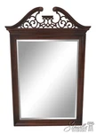 58774EC: Thomasville Chippendale Mahogany Beveled Glass Mirror. Fixed Price $435.00.