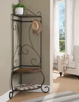 Kings Brand Furniture - Corner Entryway Hallway Storage Bench With Coat Rack. Fixed Price $85.99.