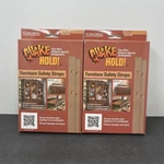Earthquake Hold Furniture Safety Straps New Oak Color *2 Pack*. Fixed Price $15.00.