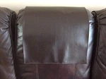 Headrest Premium Vinyl Furniture Slipcover Protector Chocolate B. Fixed Price $24.95.
