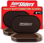 5-3/4" 9-1/2" Xl Oval Reusable Furniture Sliders For Carpet, Anti-slip Protect. Fixed Price $91.99.