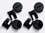 Ikea Replacement Plastic Cam Nuts (4 Pack) (black) #117434 119030 - Us Shipping. Fixed Price $7.49.