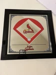 St. Louis Cardinal Framed Mirror 2013 Major League Baseball Trademark. Fixed Price $16.00.