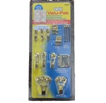 17 Piece-hillman Ook Brass-plated Hanger Picture Hanging Kit 100 Lbs. Capacity. Fixed Price $11.45.