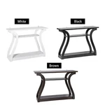 47'' Console Table Entryway Hallway Living Room Home White/brown/black. Fixed Price $81.58.