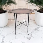 Maitland-smith Bronze Faux Bamboo Tray Table Hollywood Regency 25.5". Fixed Price $895.77.