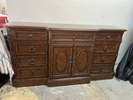 Server Buffett Cabinet Dining Sever Solid Wood. Fixed Price $195.00.