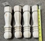 Waddell Traditional Table Leg With Hanger Bolt - 9 In. X 2.125 DIA.(4PK). Fixed Price $24.88.