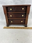 Antique Chest Drawers Sample Bureau Wood Mahogany 8.5X7.5X5.25 1800 Original. Fixed Price $345.00.