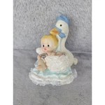 Estella Baby Stork Figurine Blue Hat Carrying Gift Nursery Decor. Fixed Price $14.98.