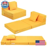 Memorecool Folding Sofa For Kids Corduroy Out Futon Chair Small Foldable. Fixed Price $121.02.