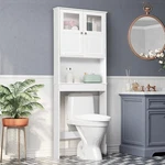 Over The Toilet Storage Cabinet Bathroom Shelf Organizer With Anti-tip Device. Fixed Price $57.99.